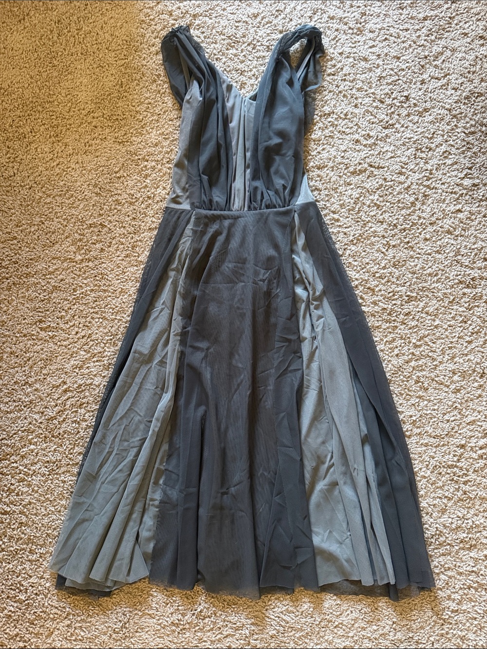 Kelle Adult Gray Dance Costume